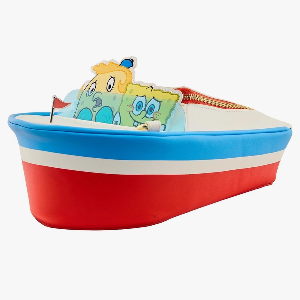 Loungefly Nickelodeon Spongebob SquarePants Spongebob & Mrs. Puff in Boatmobile